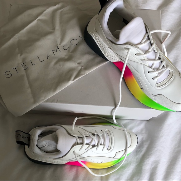 stella mccartney rainbow sneakers